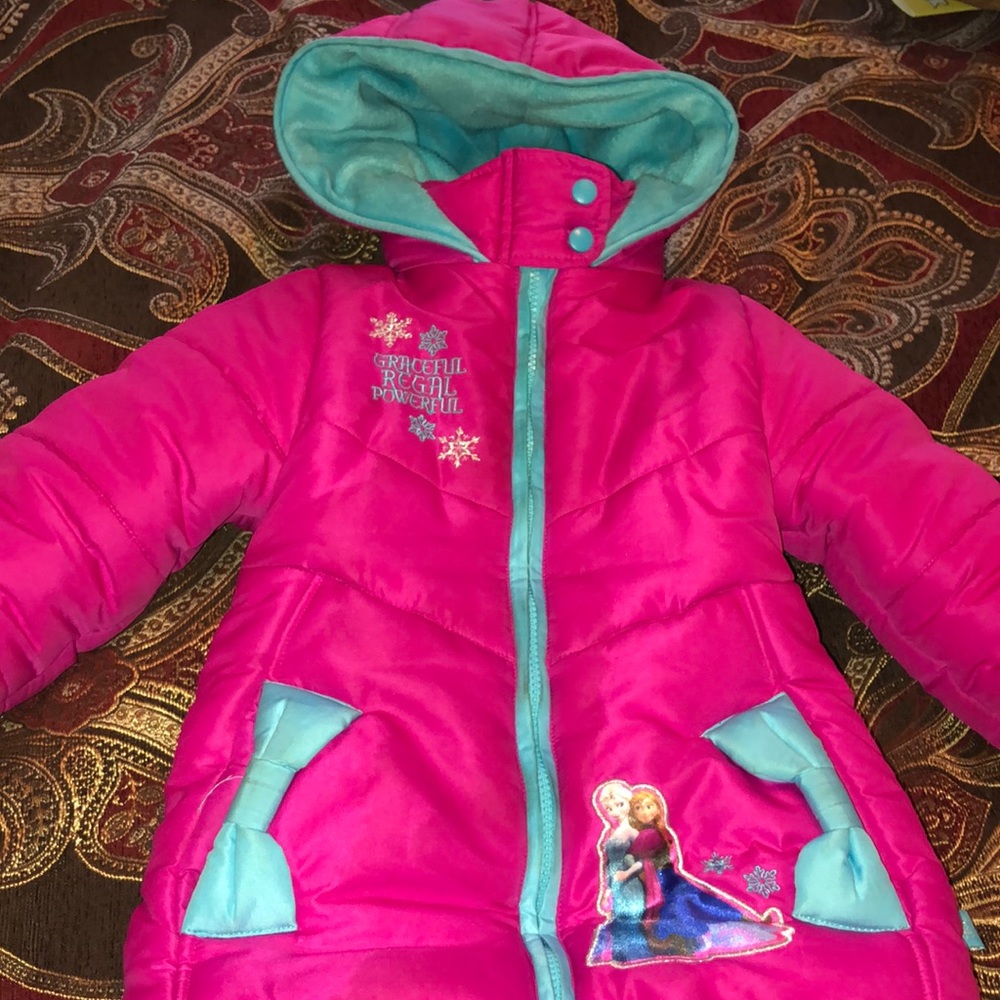 Child’s winter coat! Elsa and Anna!